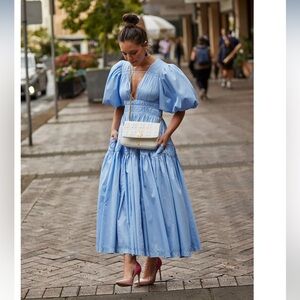 Aje fallingwater midi dress